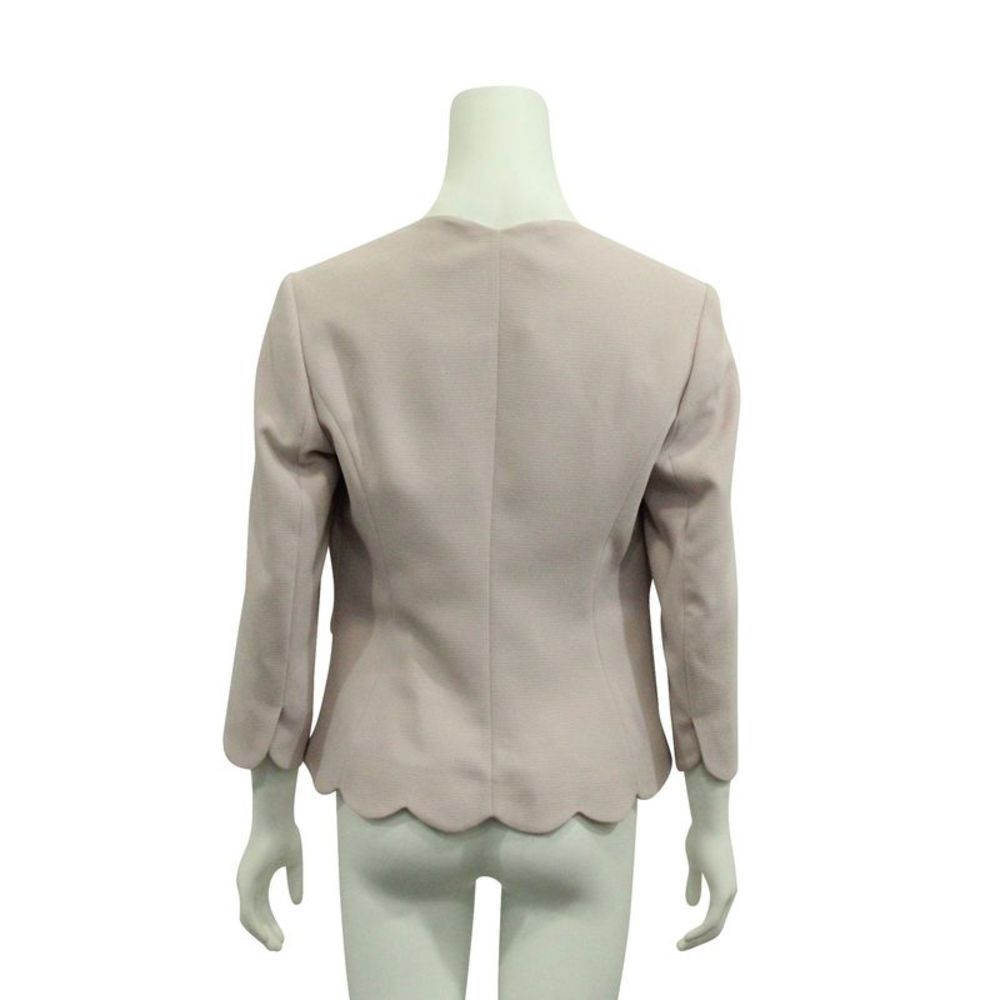 Pre Loved Ted Baker  Pastel Pink Scallop Edge Jacket - Picture 3 of 5